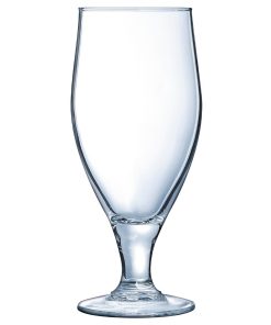 Arcoroc Cervoise Nucleated Stemmed Beer Glasses 320ml CE Marked at 284ml (DL198)