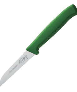 Dick Pro Dynamic HACCP Serrated Utility Knife Green 7.5cm (DL364)