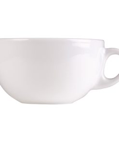 Churchill Art de Cuisine Menu Porcelain Cappuccino Cups 341ml (Pack of 6) (DL397)
