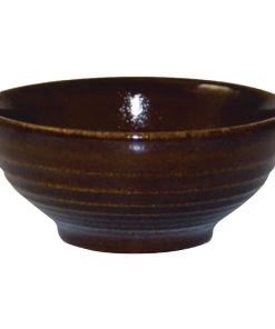 Churchill Bit on the Side Brown Ripple Snack Bowls 102mm (Pack of 12) (DL409)