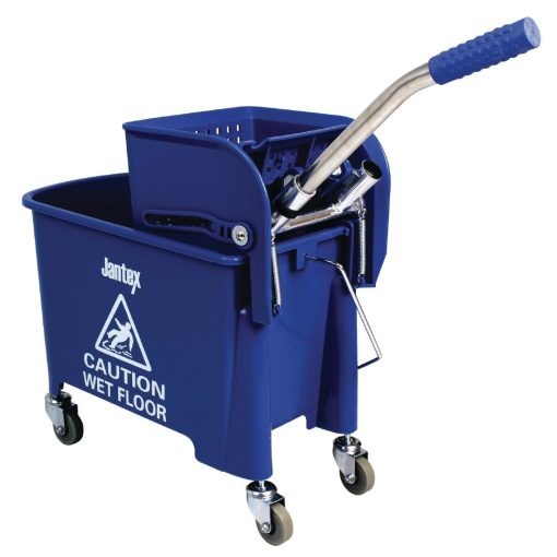 Jantex Kentucky Mop Bucket and Wringer 20Ltr Blue (DL913)