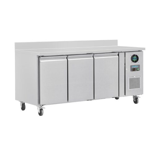Polar U-Series Triple Door Counter Freezer with Upstand 417Ltr (DL917)