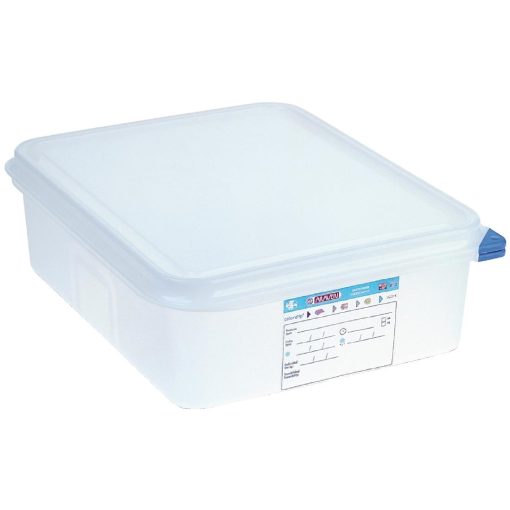 Araven Polypropylene 1/2 Gastronorm Food Container 6.5Ltr (Pack of 4) (DL982)
