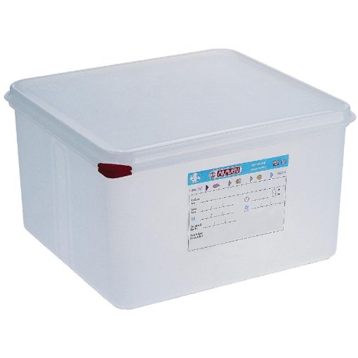 Araven Polypropylene 2/3 Gastronorm Food Storage Container 19Ltr (Pack of 4) (DL983)