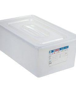 Araven Polypropylene 1/1 Gastronorm Food Storage Box 28Ltr (Pack of 4) (DL984)