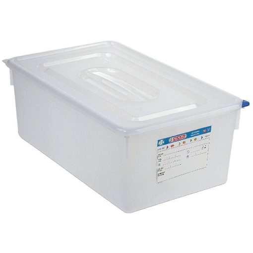 Araven Polypropylene 1/1 Gastronorm Food Storage Box 28Ltr (Pack of 4) (DL984)