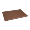 Hygiplas Extra Thick Low Density Brown Chopping Board Standard (DM003)