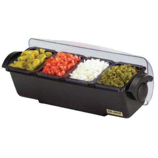 San Jamar Condiment Dispenser 4 Tray (DM112)