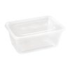 Fiesta Plastic Microwavable Containers With Lid Large 1000ml (Pack of 250) (DM183)