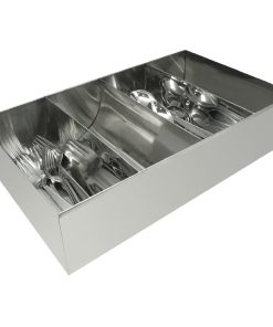 Olympia Cutlery Holder Stainless Steel (DM274)
