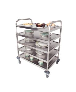 Craven 5 Tier General Purpose and Cleaning Trolley With Brakes (DM341)
