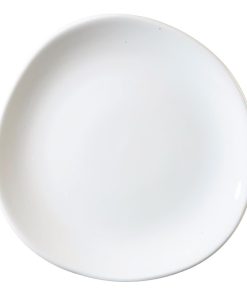 Churchill Organic White Round Plate 210mm (Pack of 12) (DM453)