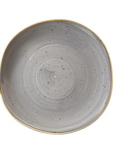 Churchill Stonecast Round Plate Peppercorn Grey 264mm (Pack of 12) (DM457)