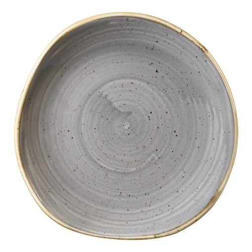 Churchill Stonecast Round Plate Peppercorn Grey 186mm (Pack of 12) (DM459)