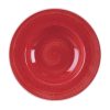 Churchill Stonecast Round Wide Rim Bowl Berry Red 280mm (Pack of 12) (DM466)