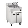 Lincat Opus 800 Single Tank Twin Basket Free Standing Propane Gas Fryer 600mm OG8107 (DM534-P)