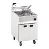 Lincat Opus 800 Single Tank Twin Basket Free Standing Natural Gas Filtration Fryer OG8107/OP (DM535-N)