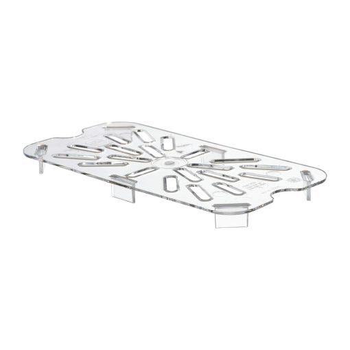 Cambro Polycarbonate 1/4 Gastronorm Pan Drain Shelf (DM749)