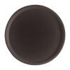 Cambro Camtread Fibreglass Round Non-Slip Tray Black 405mm (DM782)