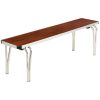 Gopak Contour Stacking Bench Teak Effect 4ft (DM943)