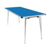 Gopak Contour Folding Table Blue 6ft (DM944)