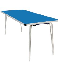 Gopak Contour Folding Table Blue 6ft (DM944)