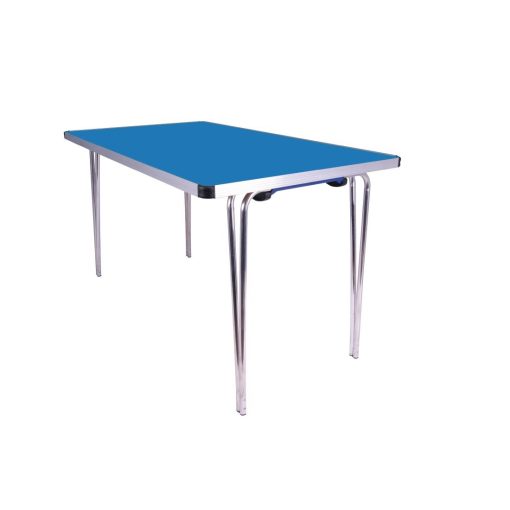 Gopak Contour Folding Table Blue 4ft (DM945)