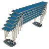 Gopak Contour Stacking Bench Blue 6ft (DM946)