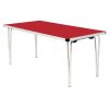 Gopak Contour Folding Table Red 6ft (DM948)