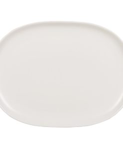 Churchill Alchemy Moonstone Oval Plates 225mm (Pack of 12) (DN517)