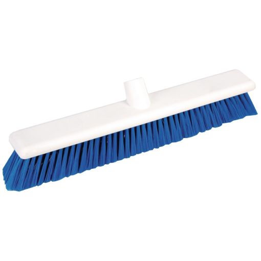 Jantex Hygiene Broom Soft Bristle Blue 18in (DN832)
