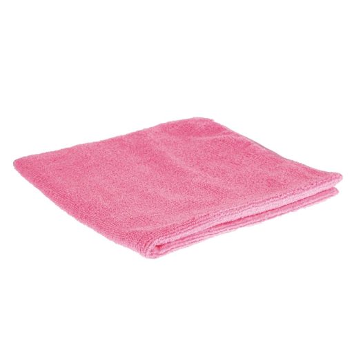 Jantex Microfibre Cloths Pink (Pack of 5) (DN840)