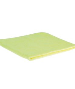 Jantex Microfibre Cloths Yellow (Pack of 5) (DN841)