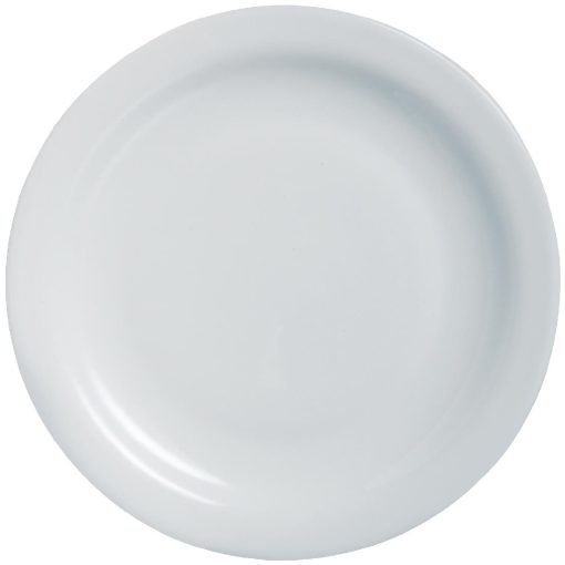 Arcoroc Opal Hoteliere Narrow Rim Plates 236mm (Pack of 6) (DP061)