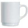 Arcoroc Opal Stackable Mugs 250ml (Pack of 6) (DP077)