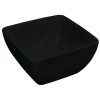 Curved Black Melamine Bowl 11in (DP147)