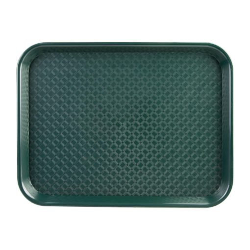Kristallon Small Polypropylene Fast Food Tray Green 345mm (DP214)