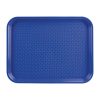 Kristallon 345(W) x 265(D)mm Small Polypropylene Fast Food Tray Blue (DP215)