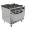 Falcon Dominator Plus 6 Burner Oven Range G3101D Natural Gas with Feet (DP925-N)