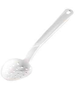 Matfer Bourgeat Exoglass Perforated Serving Spoon White 13" (DR197)