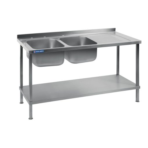 Holmes Fully Assembled Stainless Steel Sink Right Hand Drainer 1500mm (DR392)