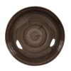 Churchill Stonecast Patina Coupe Plates Black 217mm (Pack of 12) (DR652)
