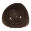 Churchill Stonecast Patina Triangular Bowls Black 235mm (Pack of 12) (DR656)