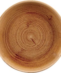Churchill Stonecast Patina Coupe Plates Vintage Copper 217mm (Pack of 12) (DR662)