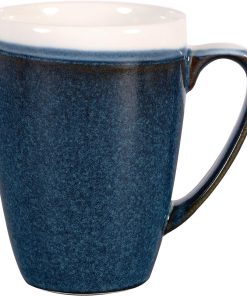 Churchill Monochrome Profile Mug Sapphire Blue 340ml (Pack of 12) (DR673)