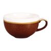 Churchill Monochrome Cappuccino Cup Cinnamon Brown 225ml (Pack of 12) (DR678)