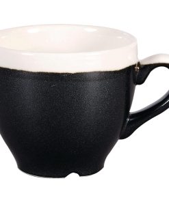 Churchill Monochrome Espresso Cup Onyx Black 89ml (Pack of 12) (DR686)