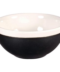 Churchill Monochrome Soup Bowl Onyx Black 455ml (Pack of 12) (DR688)