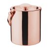 Olympia Double Walled Ice Bucket with Lid 1Ltr Copper (DR740)