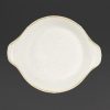 Churchill Stonecast Round Eared Dishes Barley White 215mm (Pack of 6) (DS492)